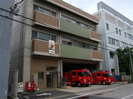 東京消防庁大森消防署森ケ崎出張所庁舎新築工事の写真